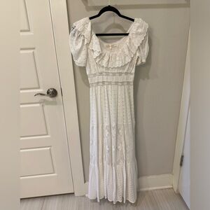 Love Shack Fancy Maxi Dress Size 00 - White